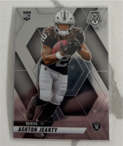 2025 Panini Mosaic #345 Ashton Jeanty — front