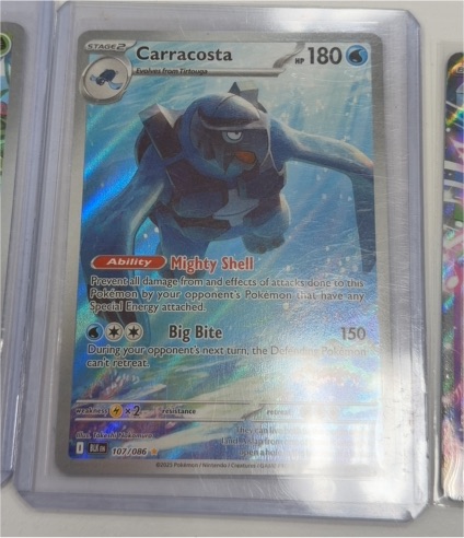 2025 Pokémon SV Black Bolt #107/086 Carracosta — front