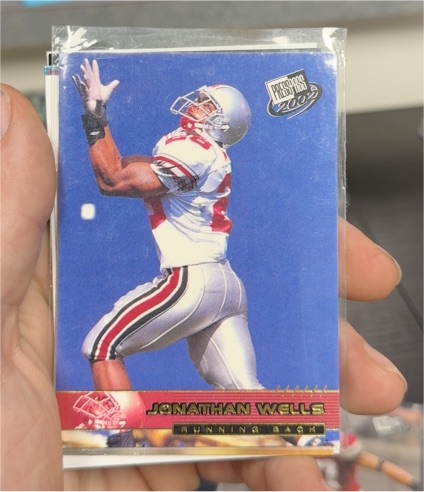 2002 Press Pass #18 Jonathan Wells — front