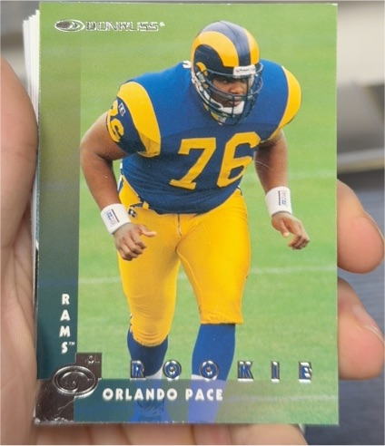 1997 Donruss #202 Orlando Pace Rookie — front