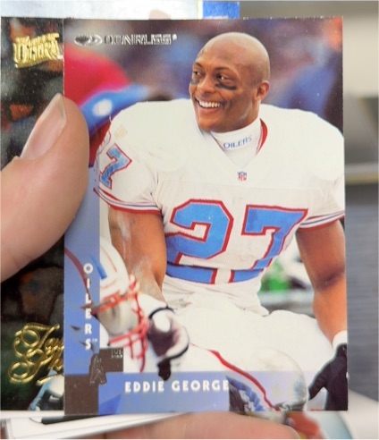 1997 Donruss #4 Eddie George — front