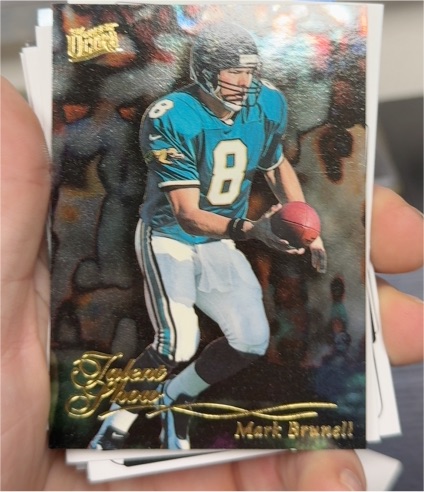 1997 Fleer Ultra #9 Mark Brunell Talent Show — front