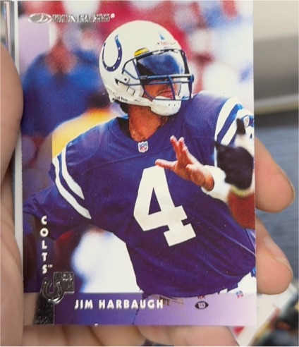1997 Donruss #117 Jim Harbaugh — front