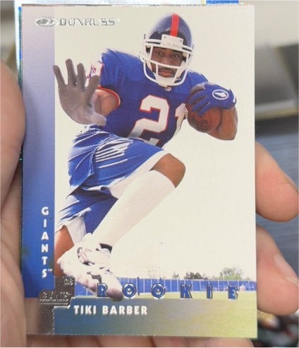 1997 Donruss #205 Tiki Barber — front