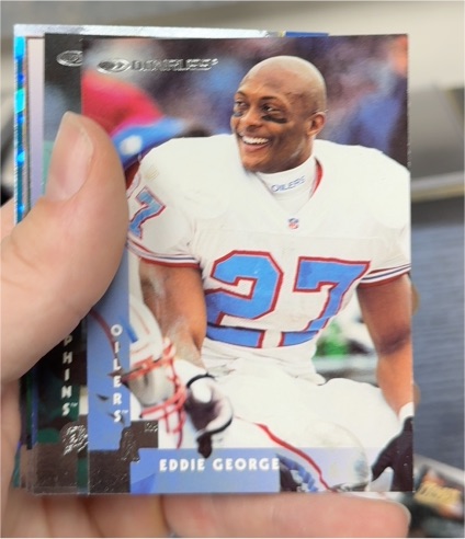 1999 Fleer #7 Eddie George — front