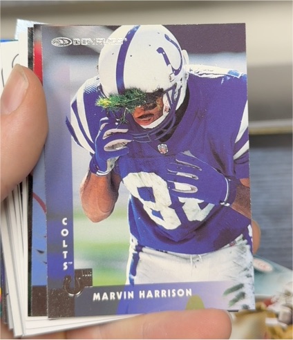 1996 Donruss #37 Marvin Harrison — front