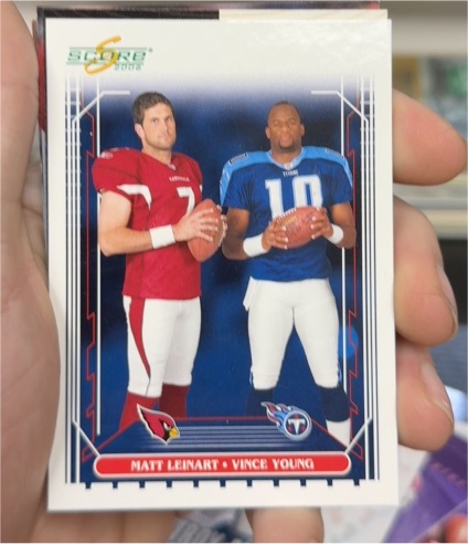 2006 Score #329 Matt Leinart / Vince Young — front
