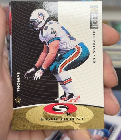 1997 Upper Deck Collector's Choice Starquest #SQ38 Zach Thomas — front