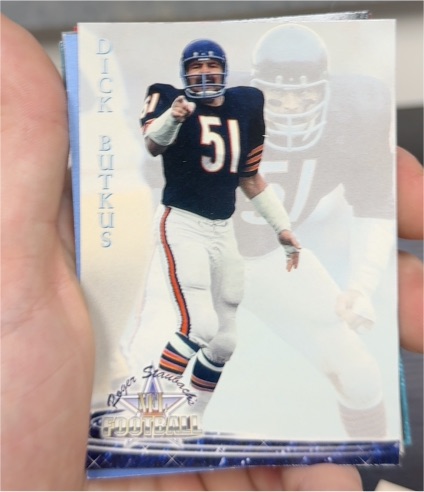 1994 Ted Williams Roger Staubach's NFL #9 Dick Butkus — front