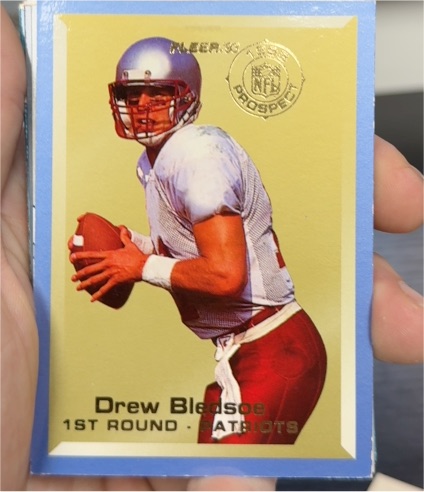 1993 Fleer #1 Drew Bledsoe 1993 Prospects — front