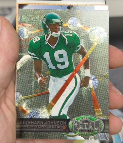 1997 Skybox Metal Universe #78 Keyshawn Johnson — front