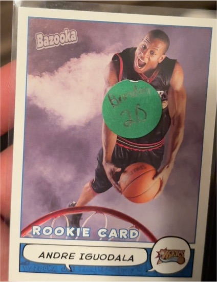 2004 Topps Bazooka #180 Andre Iguodala — front