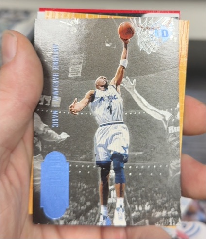 1996-97 Upper Deck UD3 Aerial Artists #44 Anfernee Hardaway — front