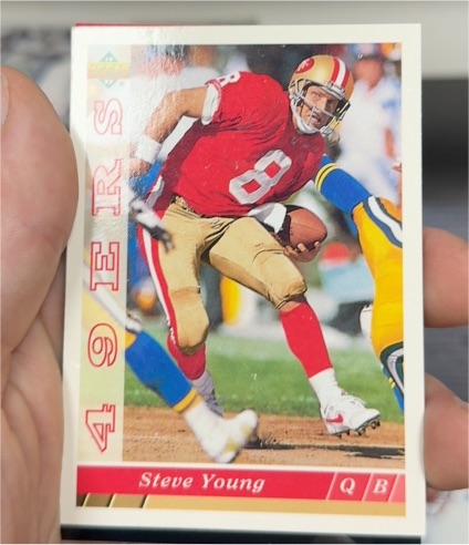 1993 Upper Deck #358 Steve Young — front