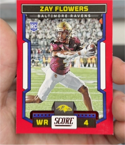 2023 Panini Score #351 Zay Flowers — front