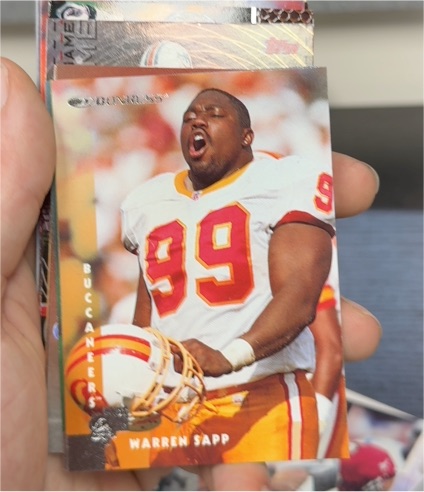 1996 Donruss #168 Warren Sapp — front