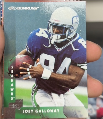 1997 Donruss #19 Joey Galloway Seattle Seahawks — front