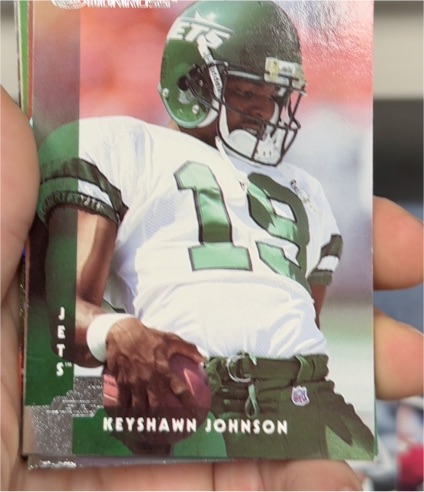 1997 Donruss #21 Keyshawn Johnson — front