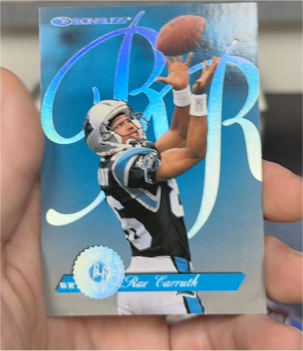 1997 Donruss Rated Rookie #5 Rae Carruth — front