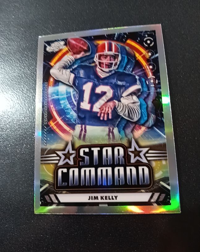2024 Topps Chrome Cosmic Star Command #SC-3 Jim Kelly — front