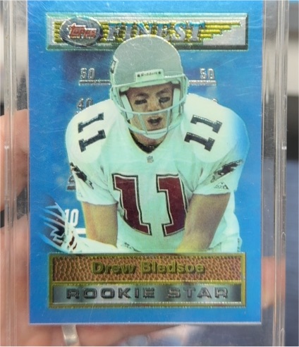 1994 Topps Finest #146 Drew Bledsoe Rookie Star — front