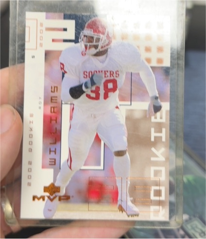 2002 Upper Deck MVP #278 Roy Williams Rookie — front