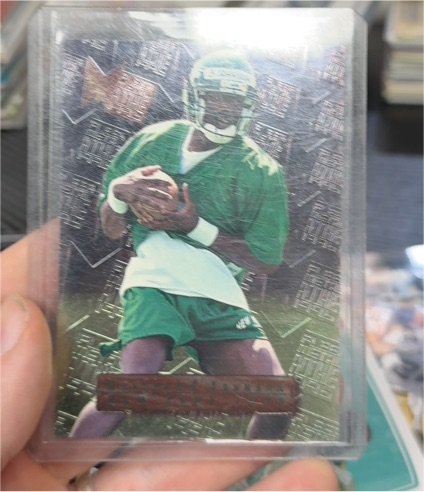 1996 Fleer Metal #136 Keyshawn Johnson — front