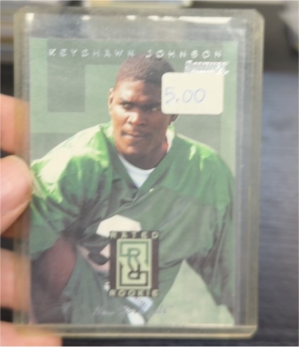 1996 Donruss Rated Rookie #RC Keyshawn Johnson — front