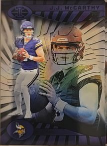 2024 Panini Illusions #100 J.J. McCarthy — front