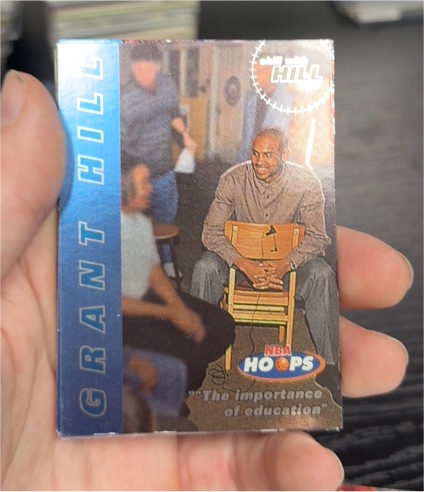 1997-98 Hoops #8 Grant Hill Chill with Hill — front