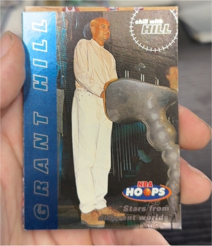 1997-98 Hoops #2 Chill with Hill Grant Hill — front