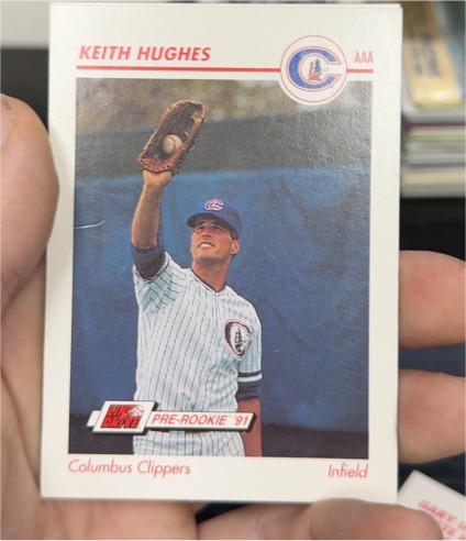 1991 Line Drive Pre-Rookie AAA #106 Keith Hughes — front