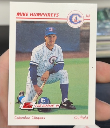 1991 Line Drive Pre-Rookie AAA #107 Mike Humphreys — front