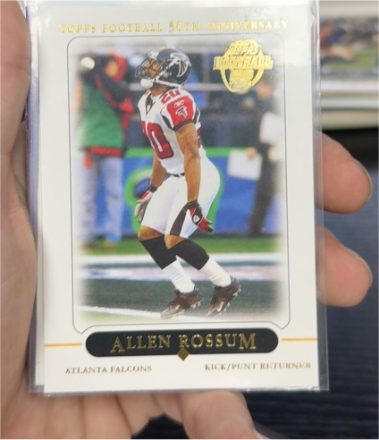 2005 Topps #146 Allen Rossum Atlanta Falcons — front