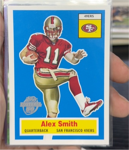 2005 Topps Throwbacks #1 Alex Smith — front