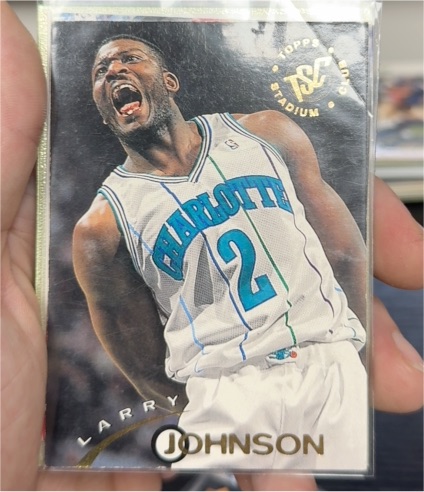 1994-95 Topps Stadium Club #336 Larry Johnson — front