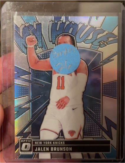 2024-25 Panini Donruss Optic #12 Jalen Brunson My House — front