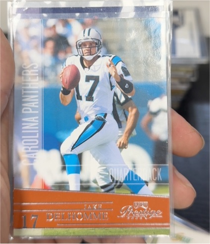 2006 Playoff Prestige #20 Jake Delhomme — front