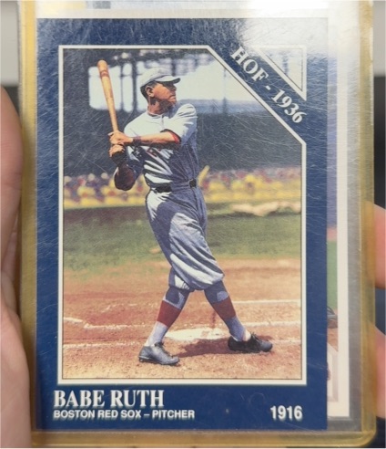 1992 The Sporting News Conlon Collection #4 Babe Ruth — front