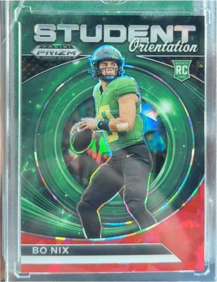 2024 Panini Prizm Draft Picks Student Orientation #SO-BN Bo Nix — front