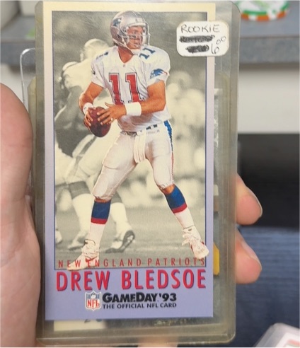 1993 Fleer GameDay #11 Drew Bledsoe — front