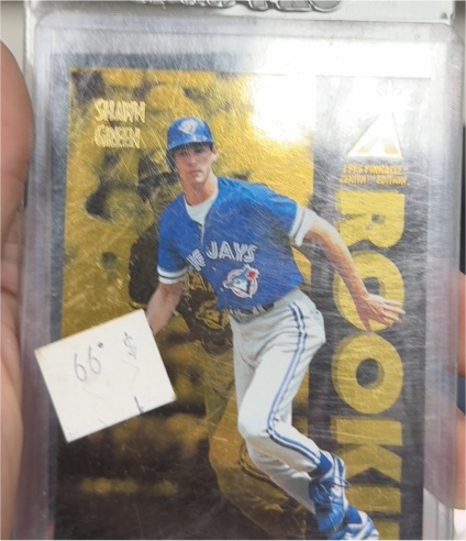 1995 Pinnacle Zenith Edition #150 Shawn Green — front