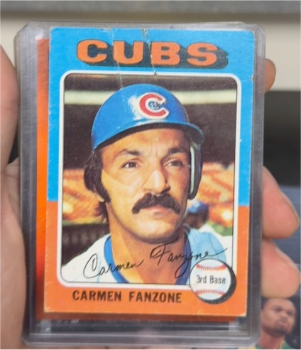 1975 Topps #363 Carmen Fanzone — front