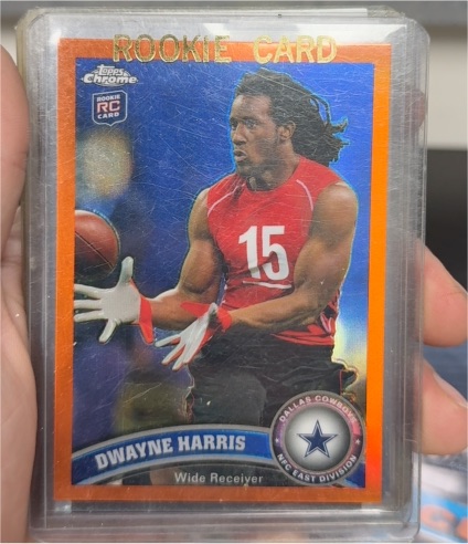 2011 Topps Chrome #145 Dwayne Harris Rookie Card — front