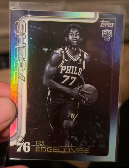 2025-26 Topps #203 VJ Edgecombe — front