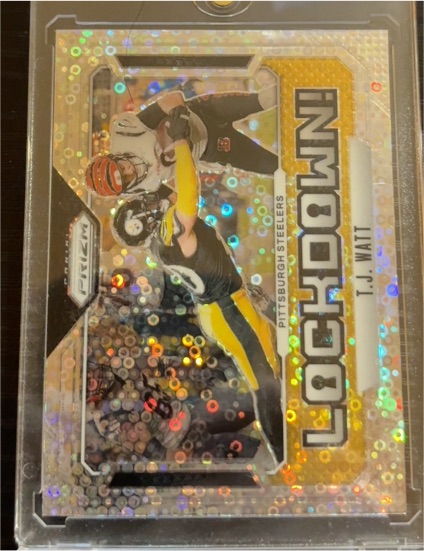2024 Panini Prizm Lockdown #10 T.J. Watt — front