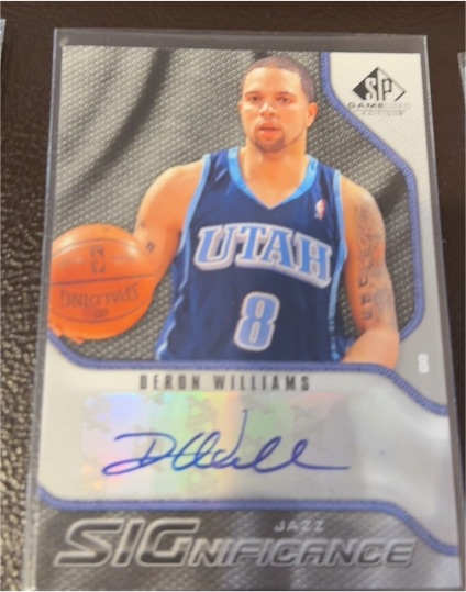 2009-10 SP Game Used Significance #S-DW Deron Williams — front