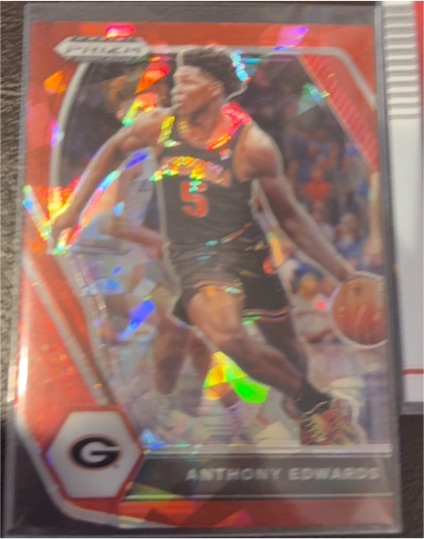 2021 Panini Prizm Draft Picks #65 Anthony Edwards — front
