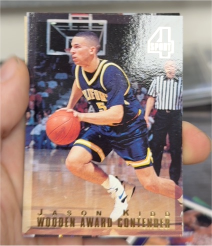 1994 Classic 4 Sport #190 Jason Kidd Wooden Award Contender — front