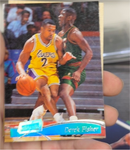1997-98 Topps Stadium Club #185 Derek Fisher — front